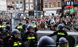 Actievoerders vertrokken, demonstratie in Amsterdam voorbij
