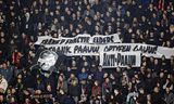 Protest tegen Frank Paauw in de Kuip.