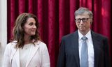 Melinda en Bill Gates in 2017 in Parijs, waar ze vanwege hun filantropie werden onderscheiden met de hoogste Franse onderscheiding, de Legion d’Honneur.