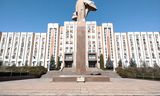 Beeld Lenin in Tiraspol, hoofdstad van Transnistrië. 