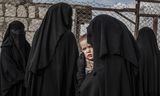 Vluchtelingenkamp Al-Hol in Syrië, waar vooral voormalig ISIS-strijders en hun families worden opgevangen. 