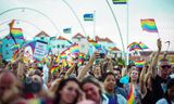 Pride march op Curaçao in 2018. „Er is met dit onderwerp vaak sprake van politieke lafheid.” 