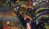 Wassily Kandinsky, Bild mit Häusern, 1909