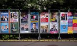 Campagneposters in Frankrijk voor de Europese verkiezingen.