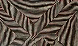 Warlimpirrnga Tjapaltjarri, Marrawa, 2019, acrylverf op canvas, 76 x 84 cm.