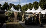 Militair materieel op het Malieveld tijdens de twintigste editie van de Nederlandse Veteranendag.