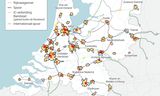 Om de bevolkingsgroei en welvaart te verdelen, verschuift de verstedelijking richting 2050 meer naar het noorden, oosten en zuiden van Nederland.