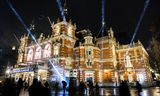 De schouwburg van Amsterdam, huis van Internationaal Theater Amsterdam, aan het Leidseplein. 