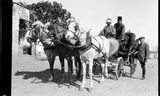 Jacob Israël de Haan (rechts) en zijn Palestijnse vriend Adil Aweidah in Jericho.