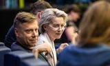 Von der Leyen eerder deze week op een bijeenkomst van linkse Europarlementariërs. 