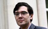 Martin Shkreli bij aankomst in de federale rechtbank in New York.