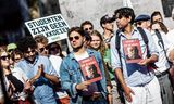 Er werd maandag een alternatieve opening van het academisch jaar gehouden op het Domplein in Utrecht.