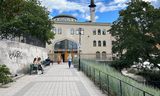 De Centrale Moskee in de Zweedse hoofdstad Stockholm. Imam Mahmoud Khalfi noemt de koranverbranding die er eind juni voor de deur plaatsvond „afschuwelijk” voor moslims wereldwijd.