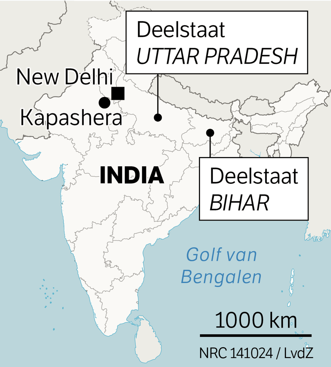 In deze ‘permanente sloppenwijk’ in India bivakkeren zeshonderdduizend arbeidsmigranten