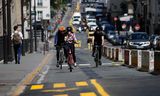 Nieuwe fietspaden in Parijs. Foto Christophe Ena/AP