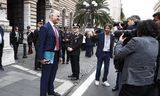 Andrea Orcel in Rome tijdens de jaarlijkse vergadering van de Banca d'Italia, de Italiaanse centrale bank, in mei dit jaar.  