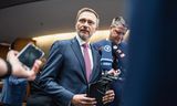 Christian Lindner (FDP), de Duitse minister van Financiën, eind mei bij het Duitse parlement in Berlijn.