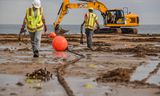 Een datakabel van Google komt aan land op een strand in de buurt van Bilbao. De veiligheid van onderzeese dataverbindingen staat sinds de aanslagen op de Nord Stream-gasleiding volop in de belangstelling.