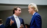 Thierry Baudet en Geert Wilders steunden Ongehoord Nederland ten tijde van de oprichting. Hier de politici tijdens het wekelijkse vragenuur in de Tweede Kamer in 2022. 