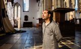 Navid Nuur in de Oude Kerk. 