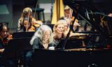 De Argentijnse pianolegende Martha Argerich in de Doelen. Foto Eduardus Lee