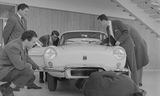 Huishoudbeurs in de RAI, 1960.