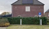 In de zijgevel van een woning in  nieuwbouwwijk Parijsch in Culemborg zit een neststeen voor vleermuizen. Foto Walter Herfst   