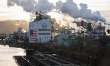 De fabriek van U.S. Steel’s Clairton Coke Works, in Clairton, Pennsylvania. President Joe Biden heeft de overname van US Steel door het Japanse Nippon Steel vrijdag verboden, om redenen van „staatsveiligheid”. 