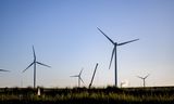 De provincie Utrecht laat zelf windmolenparken aanleggen in de gemeenten Stichtse Vecht en Oudewater. Foto Robin Utrecht/ANP 