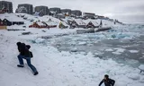 De oude haven van Nuuk, de hoofdstad van Groenland. 