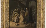 ‘De aanbidding der koningen’ – volgens veilinghuis Christie’s ‘omgeving van Rembrandt’, volgens concurrent Sotheby’s van Rembrandt zelf. Foto Christie’s