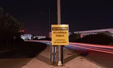 Avenue Pablo Neruda is een van de verkeersaders in Montpellier waar de straatverlichting is uitgeschakeld.