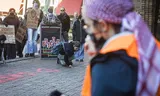 Een pro-Palestinademonstratie op de campus van de Radboud Universiteit in maart. Foto Marcel Krijgsman