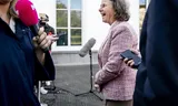 Marjolein Faber vrijdag voor de ministerraad in het Catshuis.