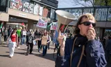 Pro-Palestinademonstranten bij de Radboud Universiteit in Nijmegen. Foto’s Marcel Krijgsman/ANP, John van Hamond