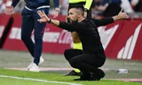 Francesco Farioli tijdens de tweede voorronde van de Europa League tussen Ajax en het Poolse FK Vojvodina. Foto Olaf Kraak / ANP 