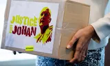 Sympathisanten van Johan van Laarhoven brachten in 2016 zo’n 23.000 handtekeningen naar de Tweede Kamer om de druk op te voeren om hem naar Nederland te halen.