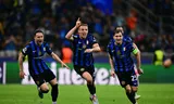 Inter-speler Davide Frattesi na zijn 4-3 in de verlenging. Foto AFP 
