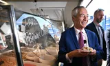 Reform UK-leider Nigel Farage was in het weekend op campagne in Ramsgate, een kustplaats in zuidoosten van Engeland. 