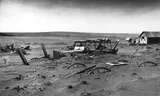 Dust Bowl in Dallas, South Dakota, mei 1936