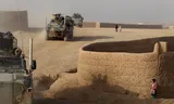 Een konvooi van Australische militairen in de Afghaanse provincie Uruzgan.