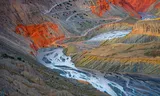 De Anjihai Grand Canyon in het noordwesten van China. Dat land is de dominante leverancier van zeldzame aardmetalen. Foto Getty Images 
