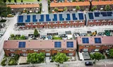Sociale huurwoningen in aanbouw in de Indische buurt in Zwijndrecht. Foto Jeffrey Groeneweg/ANP