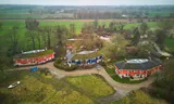 De opvanglocatie voor statushouders in Brummen. 