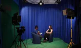 Elena Beelaerts spreekt  Surinaamse media over haar boek. 