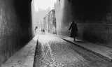  Oude wijk in Dublin circa 1950.