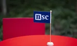 Tijdens de algemene ledenvergadering van Nieuw Sociaal Contract, in mei, nam Omtzigt afscheid van de leden van NSC. Foto ANP / Jeroen Jumelet