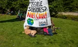 Klimaatbetoging van Extincion Rebellion op 9 september 2023 op de A12 bij Den Haag. Foto HEDAYATULLAH AMID 