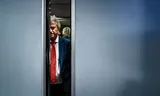 Wilders na het Kamerdebat over de val van het kabinet. Foto Bart Maat 