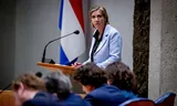 Ingrid Michon (VVD), een van de indieners van de motie.  Foto Robin Utrecht/ANP 